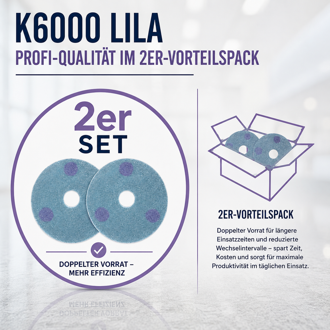 K6000lila_2erset_Reinigung