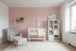 Baumwollputz Rosa Babyzimmer aus Baumwolle für moderne Wandgestaltung