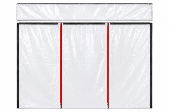 Staubschutzwand_Folie_Klar_bis 4700mm_Unitex