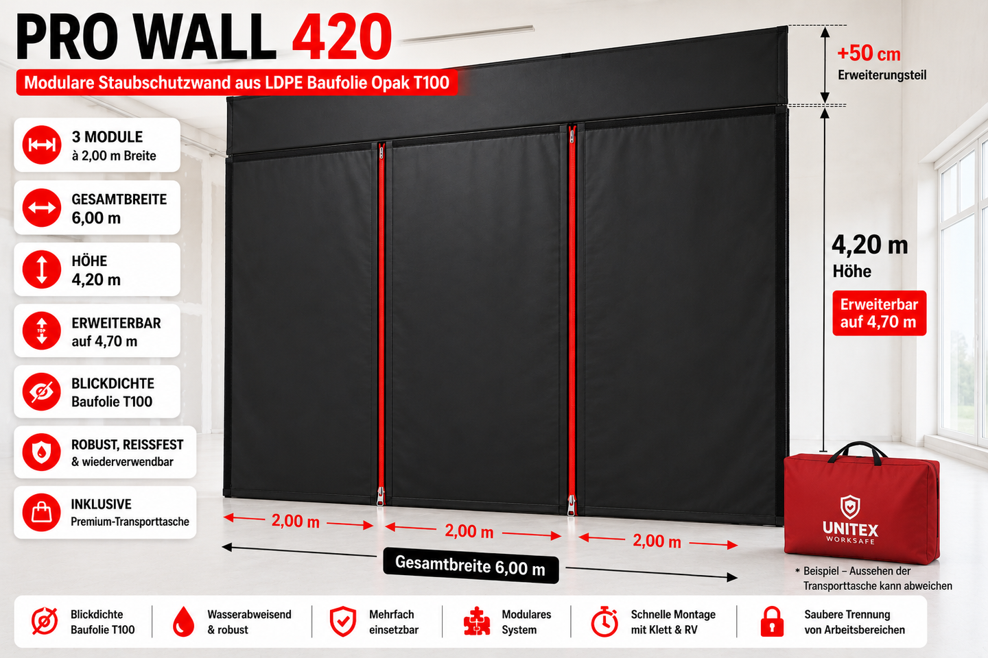 ProWall420_Staubschutzwand_Baufolie